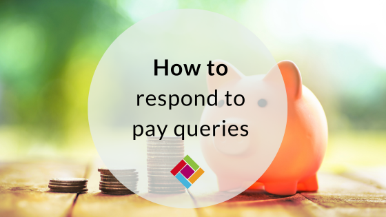 Image of a piggy bank to illustrate a blog about how employers should respond to pay queries