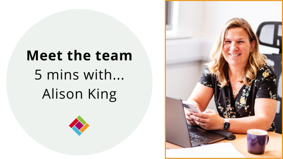 Meet the team: 5 mins with Alison King