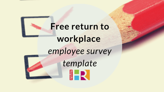 Return to workplace employee survey template